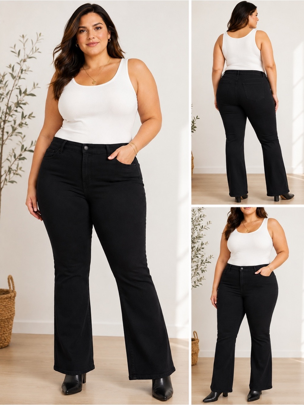 Paige High Rise Manhattan Bootcut Jean size 20W